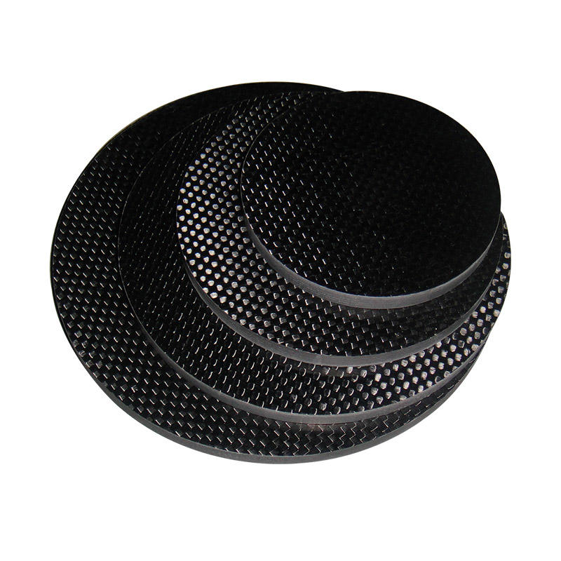 custom carbon fiber sheet disc 12mm thickness