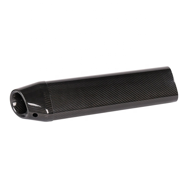 dual carbon fiber akrapovic exhaust tip
