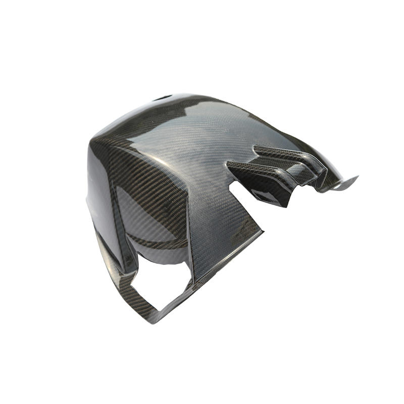 quality carbon fiber motorcycle parts front lip mudguard fender