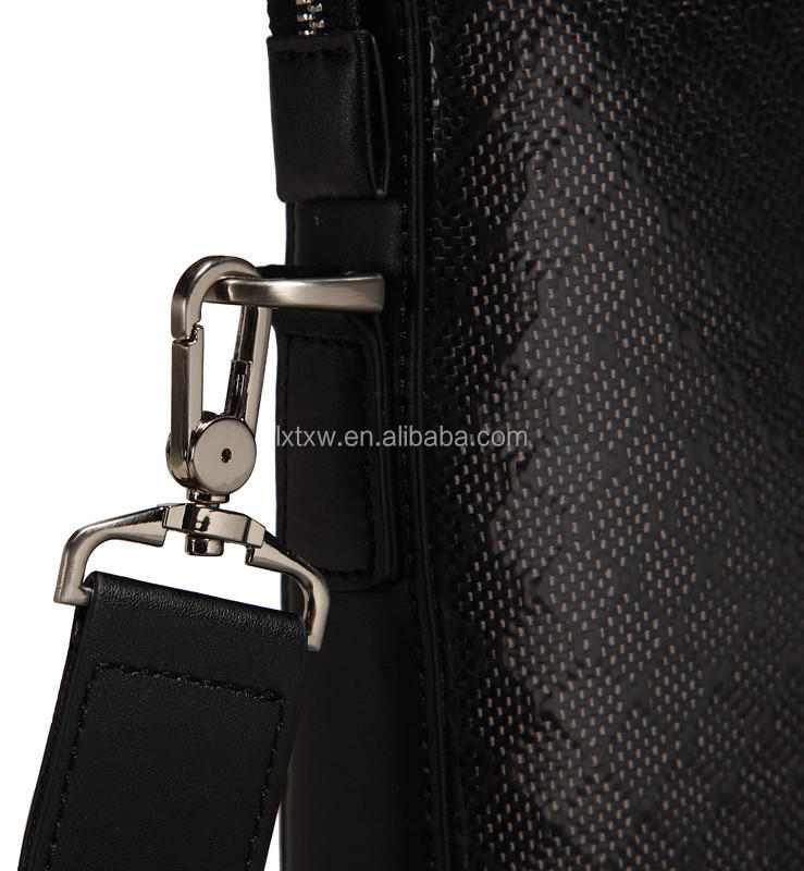 high quality carbon fiber briefcase,carbon fiber laptop briefcase,popular design carbon fiber leather bag,business men briefcase